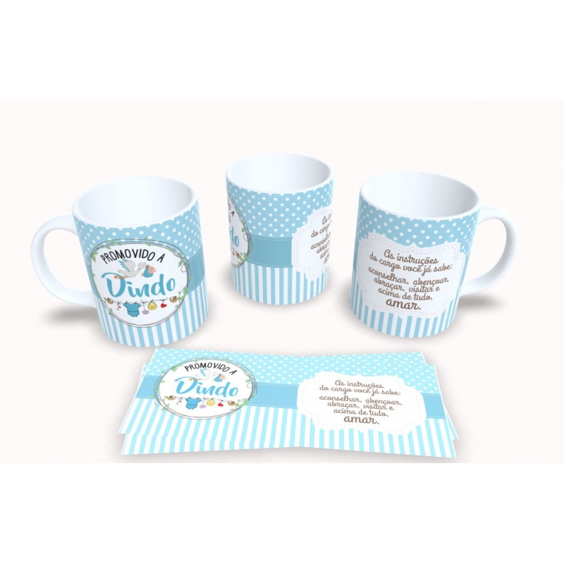 Caneca Personalizada Dindo e Dinda (04)