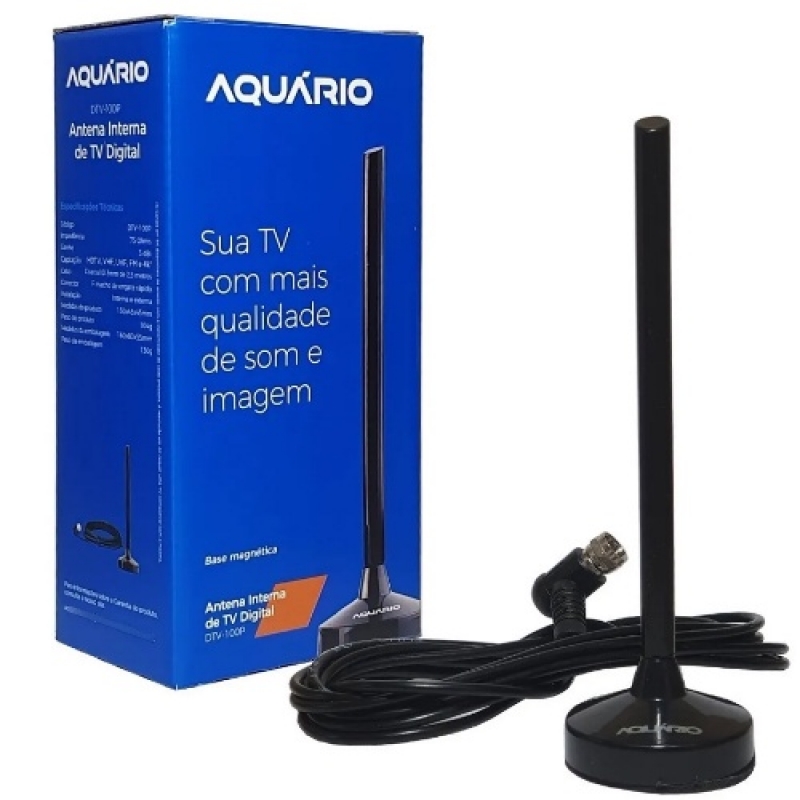 ANTENA DIGITAL HDTV CABO 2,5M DTV-100P