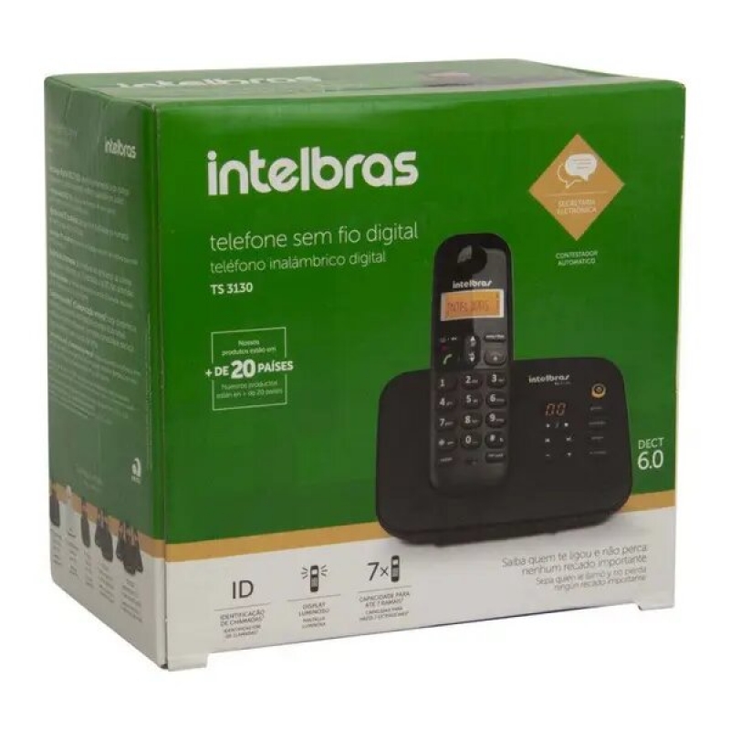 TELEFONE SEM FIO TS 3130 PRETO