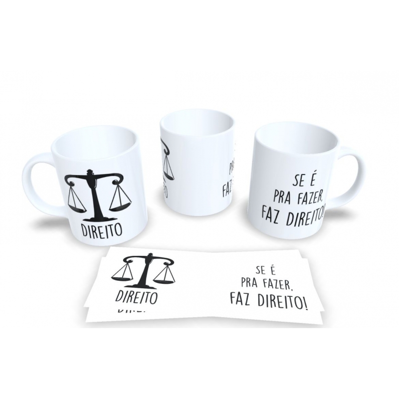 Caneca Personalizada Direito (01)