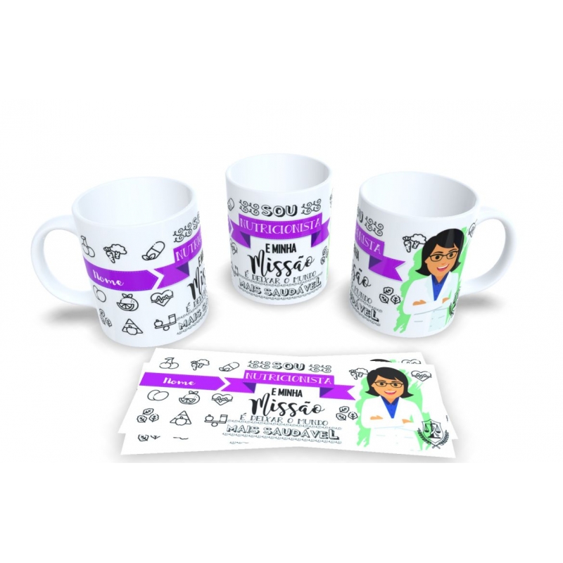 Caneca Personalizada Nutricionista (01)