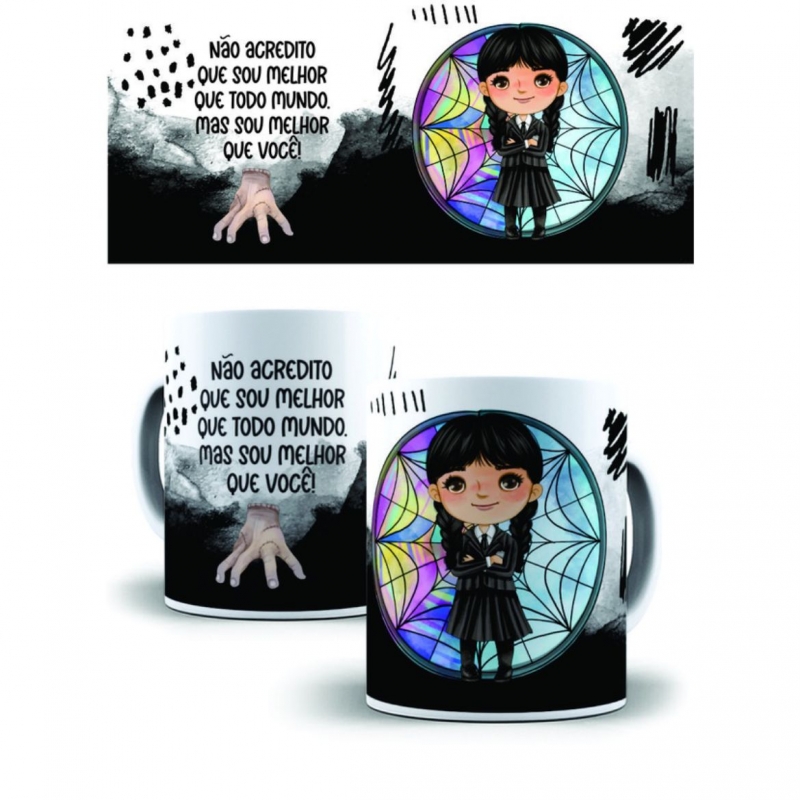 Caneca Personalizada Wandinha (10)