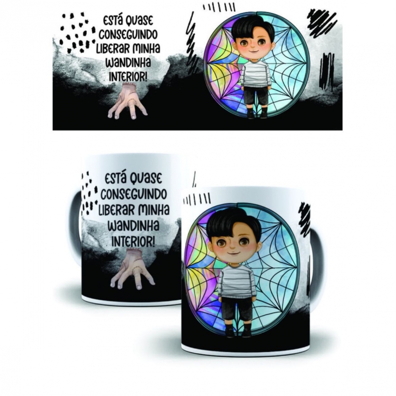 Caneca Personalizada Wandinha (11)