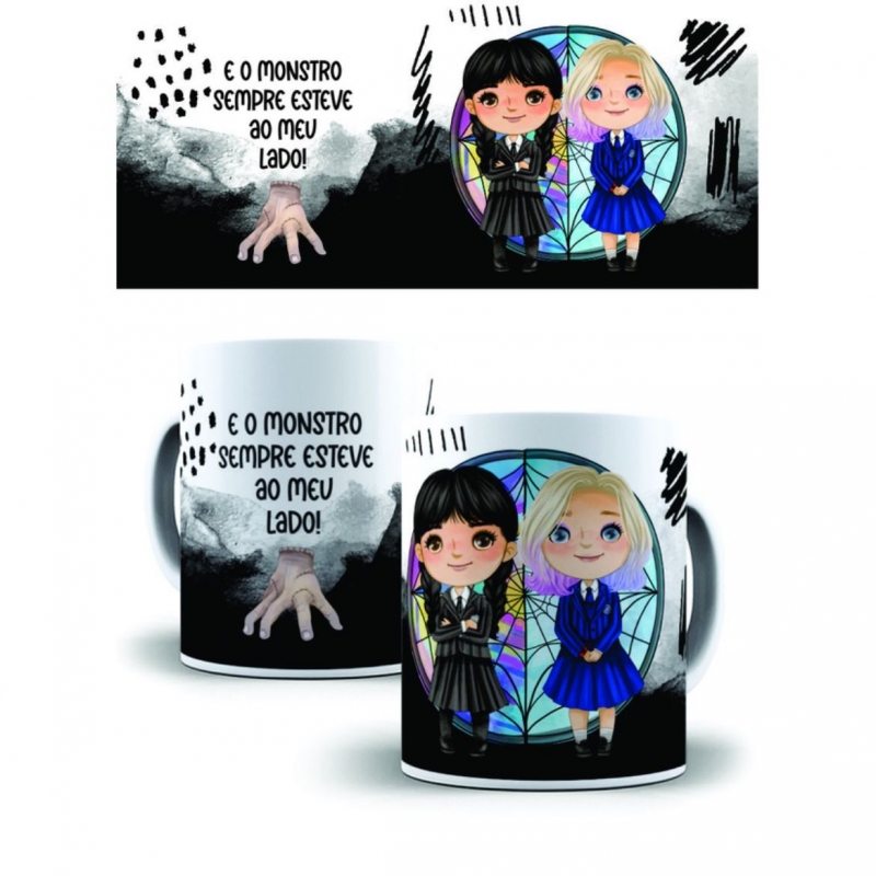 Caneca Personalizada Wandinha (15)