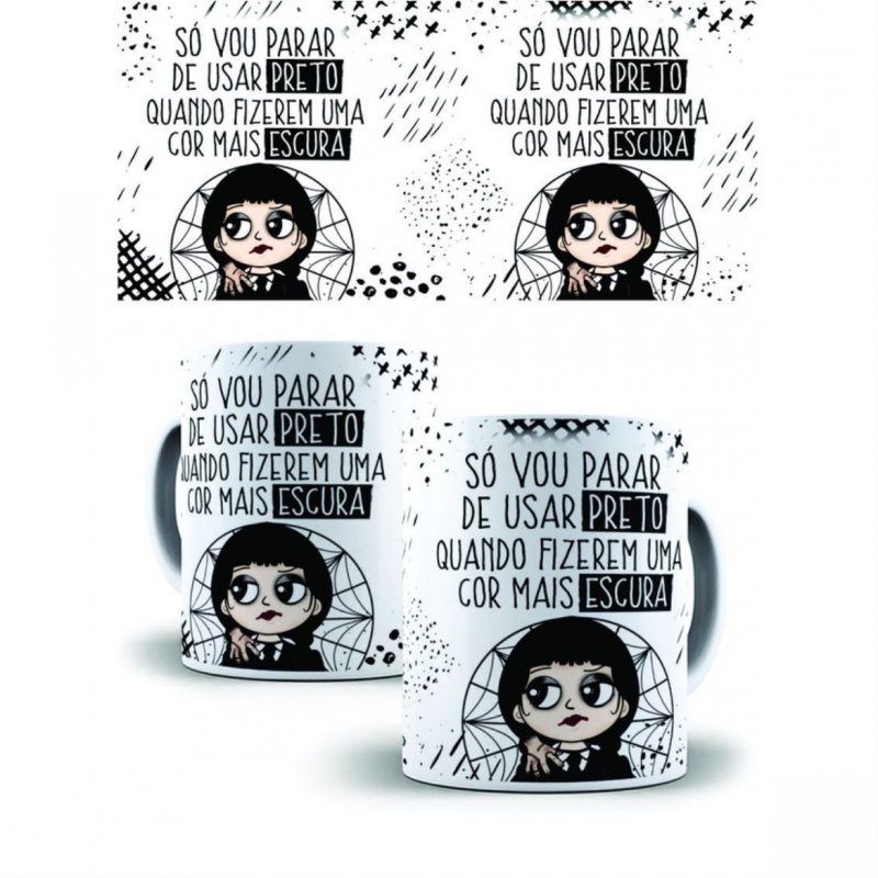 Caneca Personalizada Wandinha (02)