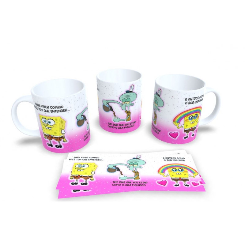 Caneca Personalizada Bob Esponja (01)