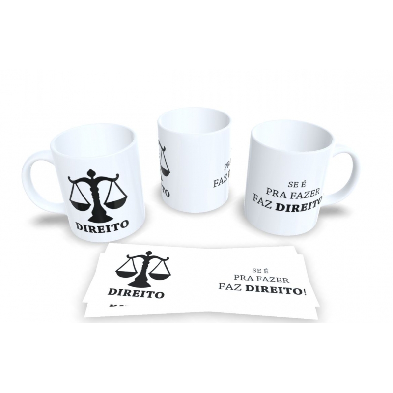 Caneca Personalizada Direito (03)