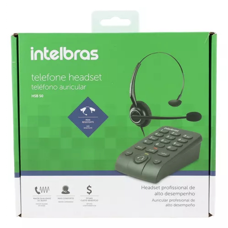 TELEFONE HEADSET HSB50 4013330 - INTELBRAS