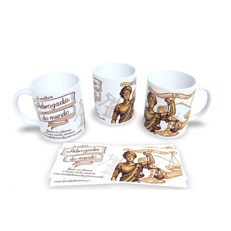 Caneca Personalizada Advogada (05)