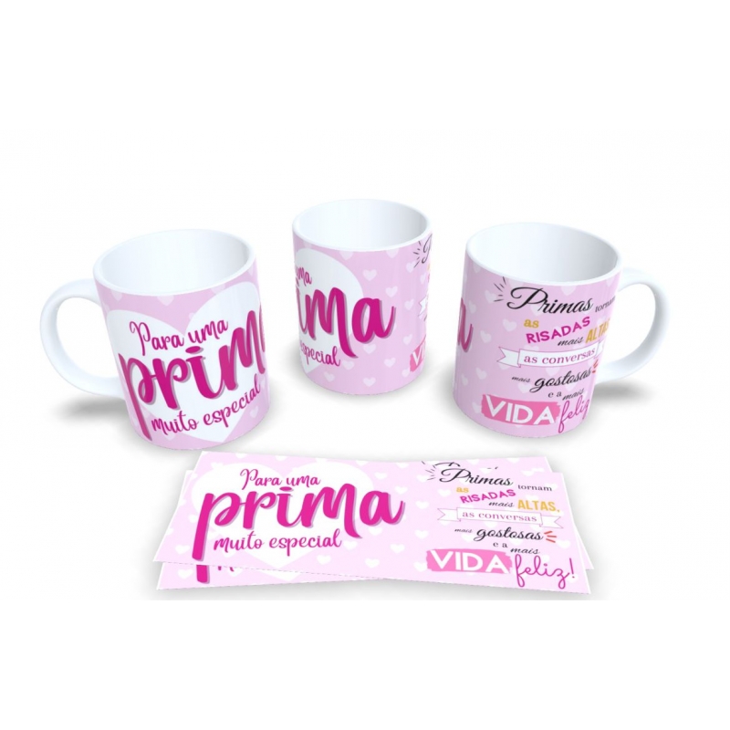 Caneca Personalizada Família - Prima (01)