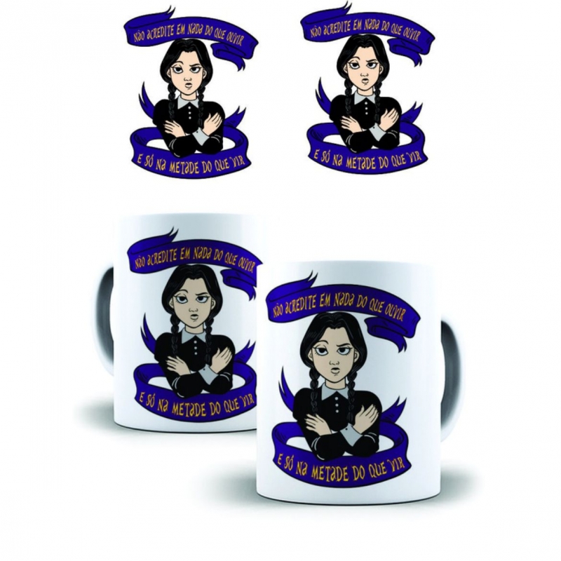 Caneca Personalizada Wandinha (06)