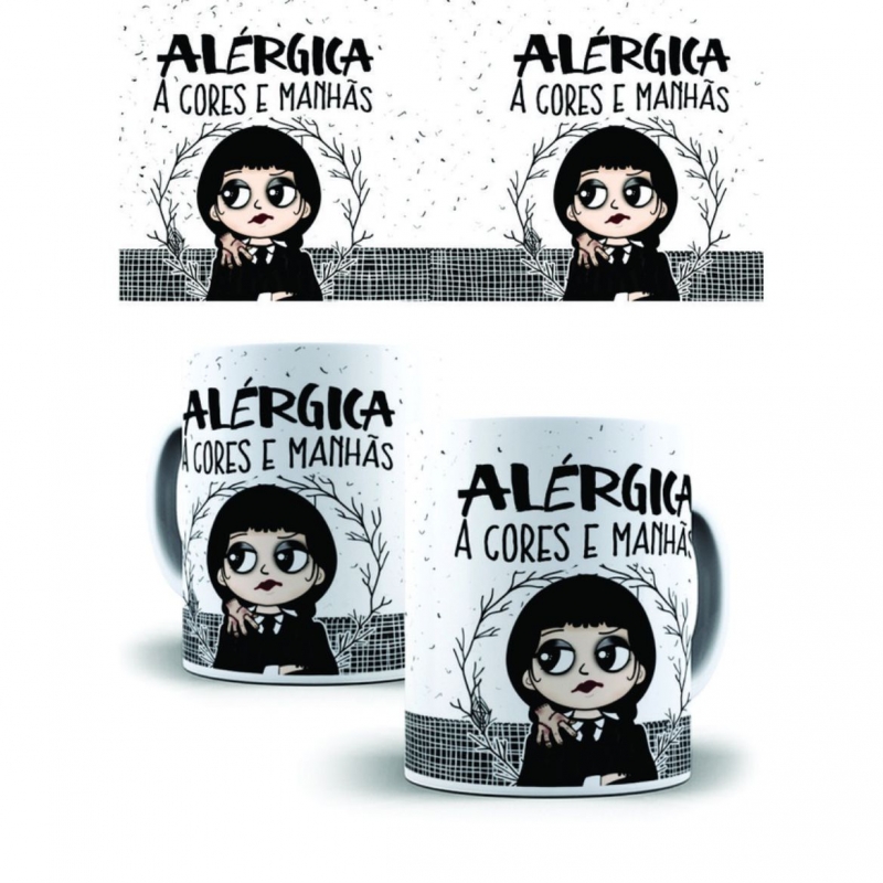 Caneca Personalizada Wandinha (01)