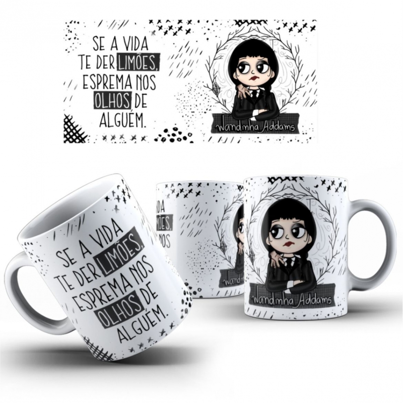 Caneca Personalizada Wandinha (16)