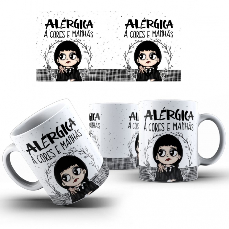 Caneca Personalizada Wandinha (18)