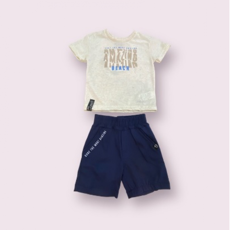 CONJUNTO MASCULINO AMAZING BEACH PLAYGROUND TAM 1