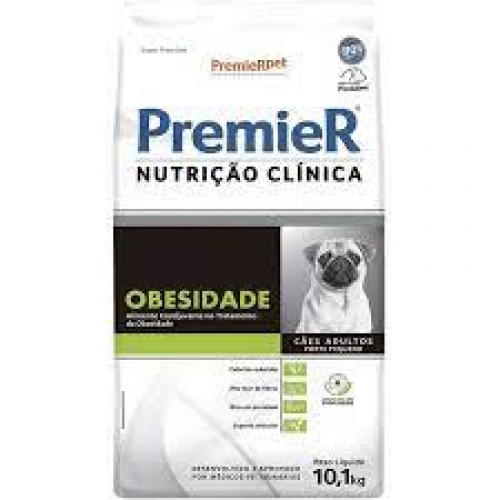 PremieR Nutrição Clínica Obesidade Cães Porte Pequeno 2kg