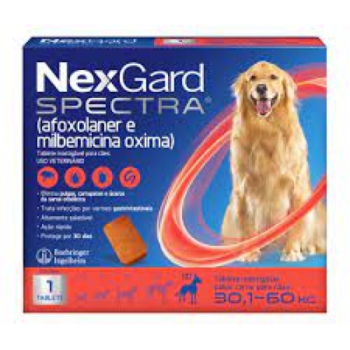 Anti Pulgas e carrapatos NEXGARD SPECTRA  30 a 60kg