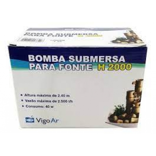 BOMBA SUBMERSA PARA FONTE H 2000