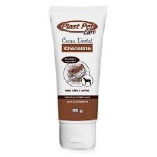 creme dental plast pet chocolate 80g