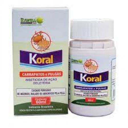 KORAL carrapatos e pulgas 30ml