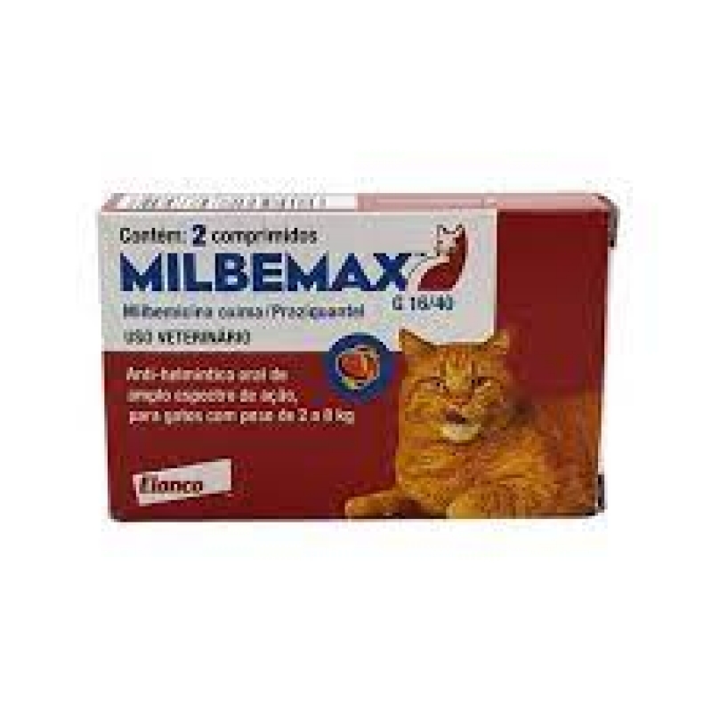 Milbemax gatos de 2 a 8kg