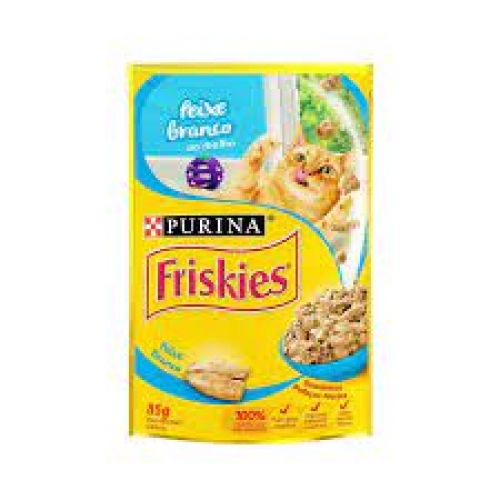 FRISKIES SACHE PEIXE BRANCO 85g