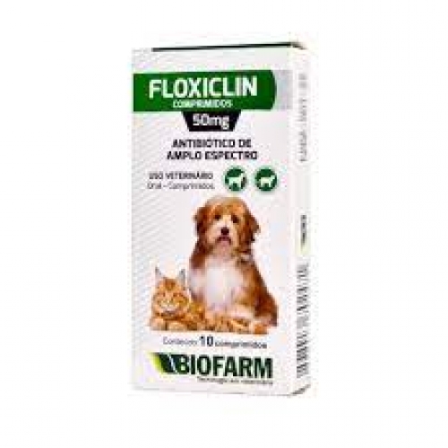 Floxiclin 50mg 10comprimidos