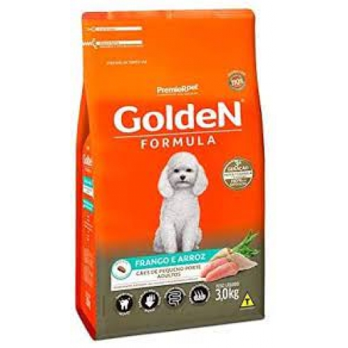 GOLDEN CÃES adulto pequeno porte FRANGO 3KG