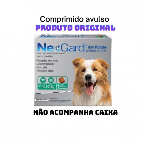 NEXGARD anti pulgas e carrapatos para cães de 10kg a 25kg 1 