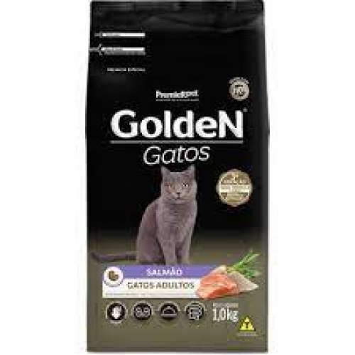 GOLDEN GATOS  adulto sabor SALMÃO 1kg