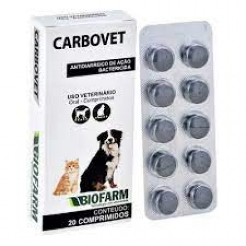 Carbovet 20comprimidos