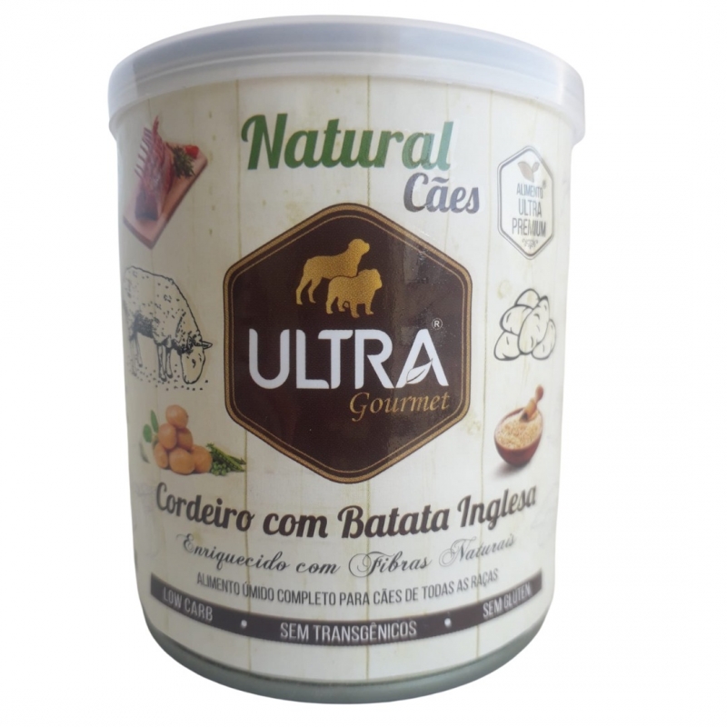 Ultra goumet lata cordeiro com batata inglesa  para cães 300