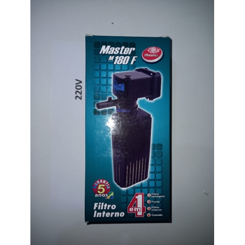 bomba submersa com filtro master para aquario m500 220v