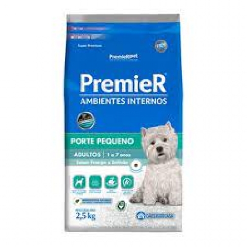 PREMIER ambientes internos Cães adulto porte pequeno 2,5kg