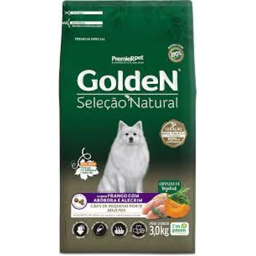 Golden  Cães seleção Natural Frango com abobora e Alecrim 3k