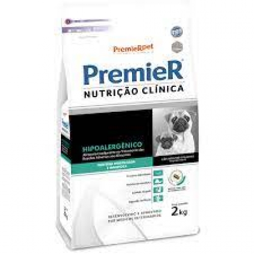 Ração Premier Nutrição Clínica Hipoalergênico para Cães de P