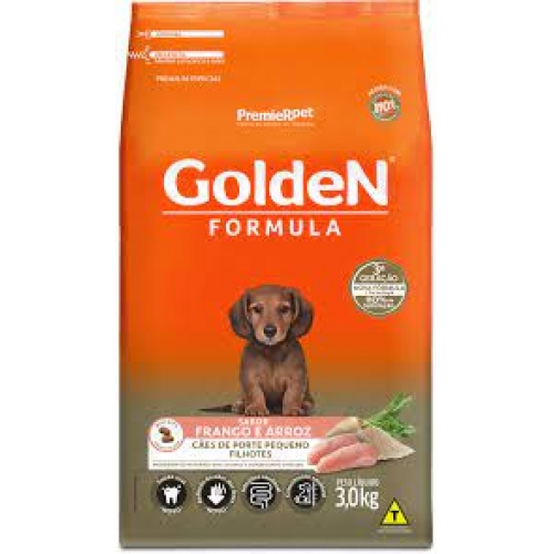 GOLDEN CÃES FILHOTES pequeno porte frango  3kg