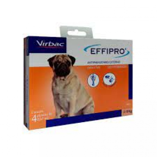 Effipro 0,67ml para cães entre 2 Kg até 10 Kg caixa com  4un