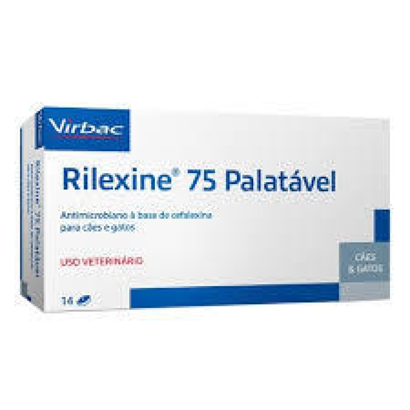 Rilexine 75 com 14 comprimidos