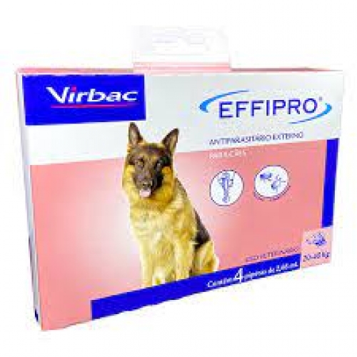 Effipro CAes 2,68ml para cães de 20 a 40kg combo com 4unidades