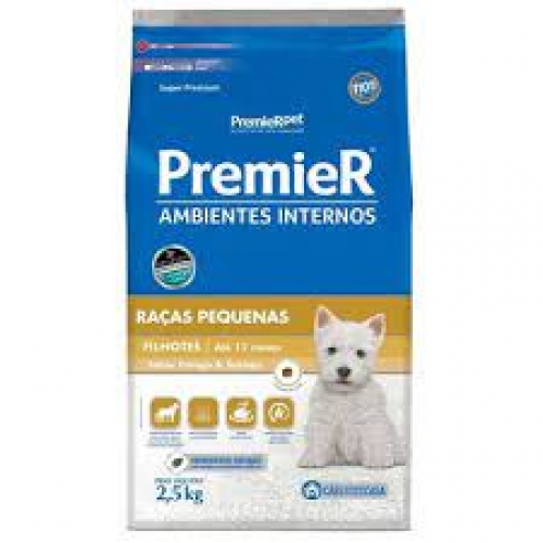 PREMIER ambientes internos CÂES filhote 2,5kg