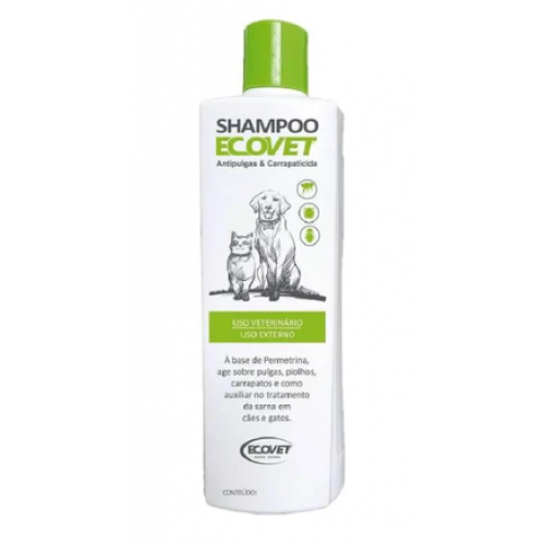 SHAMPOO ANTIPULGAS ECOVET 500 ML