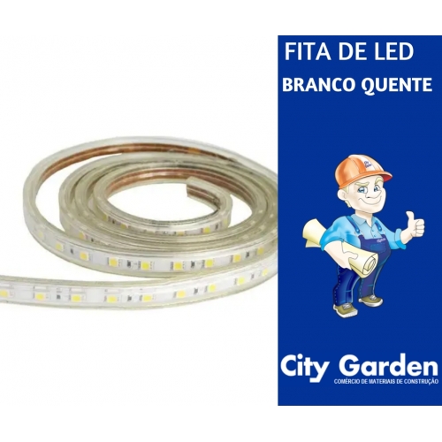 FITA LED  8W P/M 127V BRANCO QUENTE VENDA POR METRO