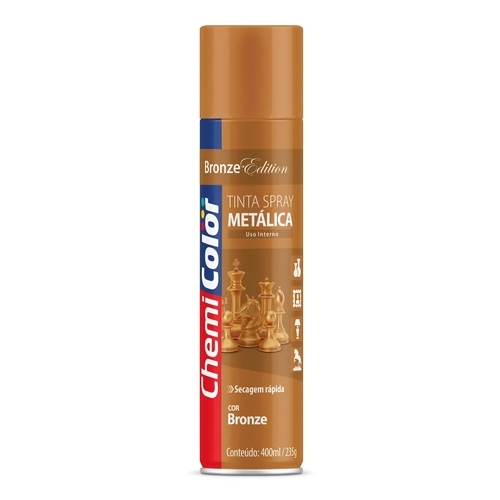 TINTA SPRAY BRONZE METALICO 400ML