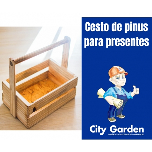 Cesto de pinus para presentes