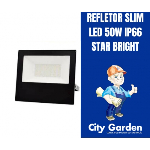 REFLETOR SLIM LED 50W STAR BRIGHT