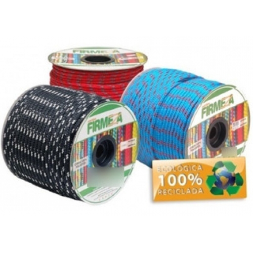 CORDA TRANCADA MULTICOLOR 6 MM 150 MT REGRA