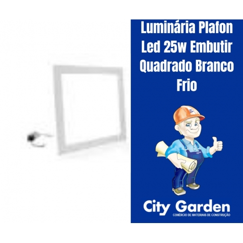 PAINEL DE LED QUADRADO 30X30 25W MGW