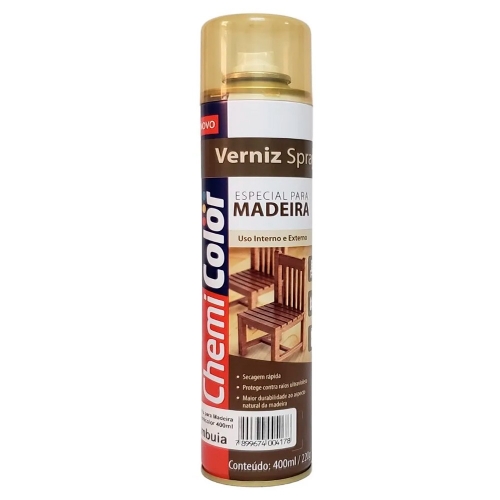 VERNIZ SPRAY 400ML MADEIRA IMBUIA CHEMICOLOR