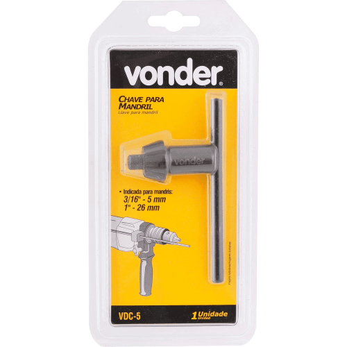 Chave para Mandril Vdc 2 Vonder 3/8 - 10MM    / 1/2 - 13MM